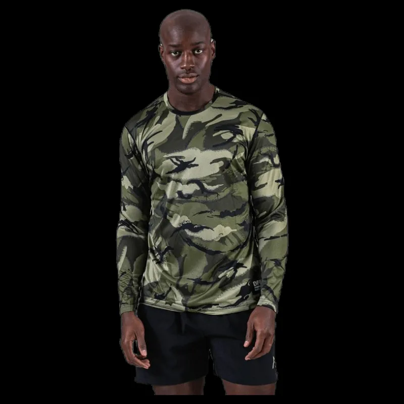 Björn Borg Axton Perf LS Tee Patterned/Black Mönstrad och Svart Discount