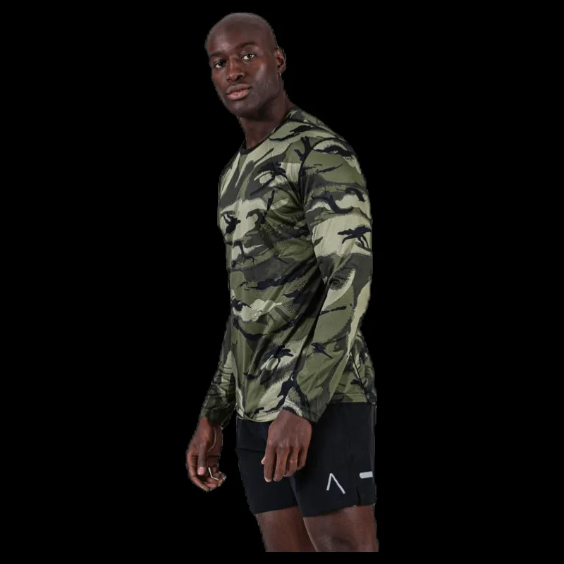 Björn Borg Axton Perf LS Tee Patterned/Black Mönstrad och Svart Discount