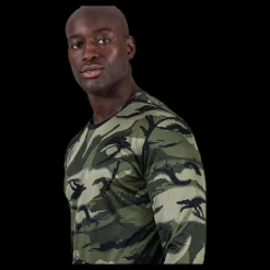 Björn Borg Axton Perf LS Tee Patterned/Black Mönstrad och Svart Discount