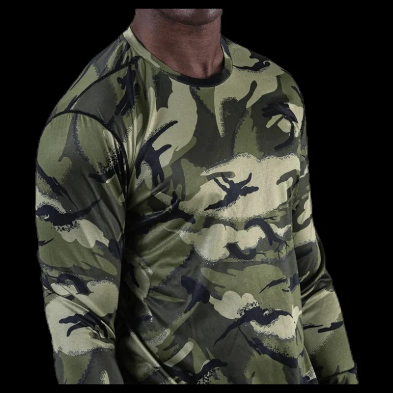 Björn Borg Axton Perf LS Tee Patterned/Black Mönstrad och Svart Discount
