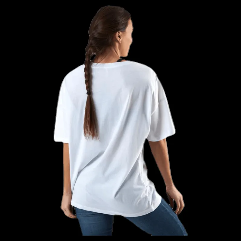 Hot Only Aya S/S Oversized Top White Vit