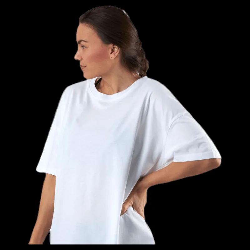 Hot Only Aya S/S Oversized Top White Vit
