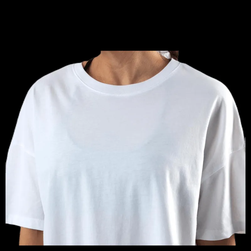 Hot Only Aya S/S Oversized Top White Vit
