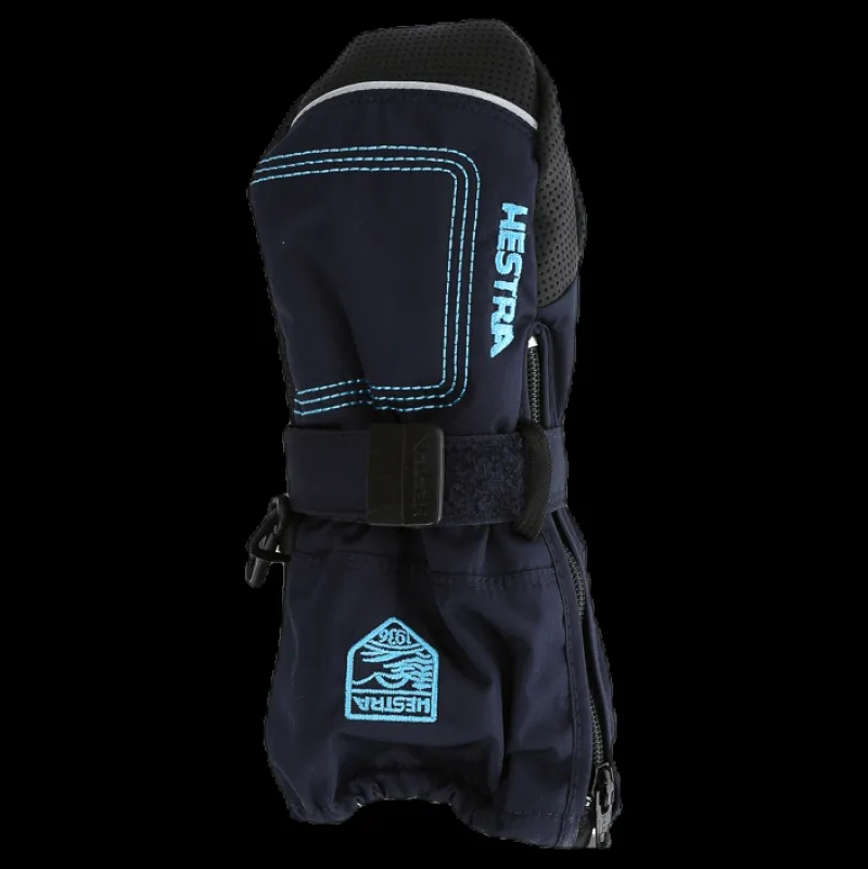 Hestra Baby Zip Long - Mitten 0-5 Years Blue Blå New