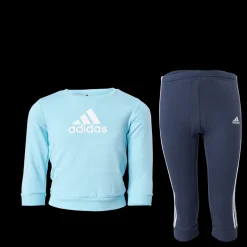 adidas Badge Of Sport Jogger Set Bliblu/White Blå Outlet
