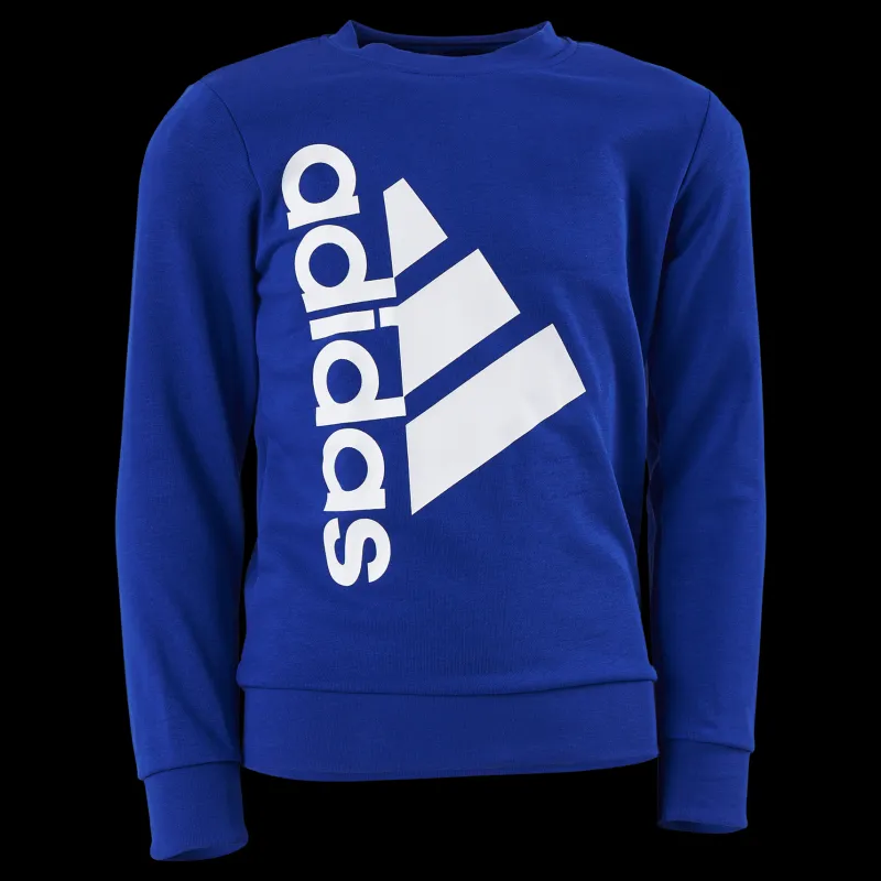 adidas Badge of Sport Logo Crewneck Sweatshirt Selubl Blå Sale