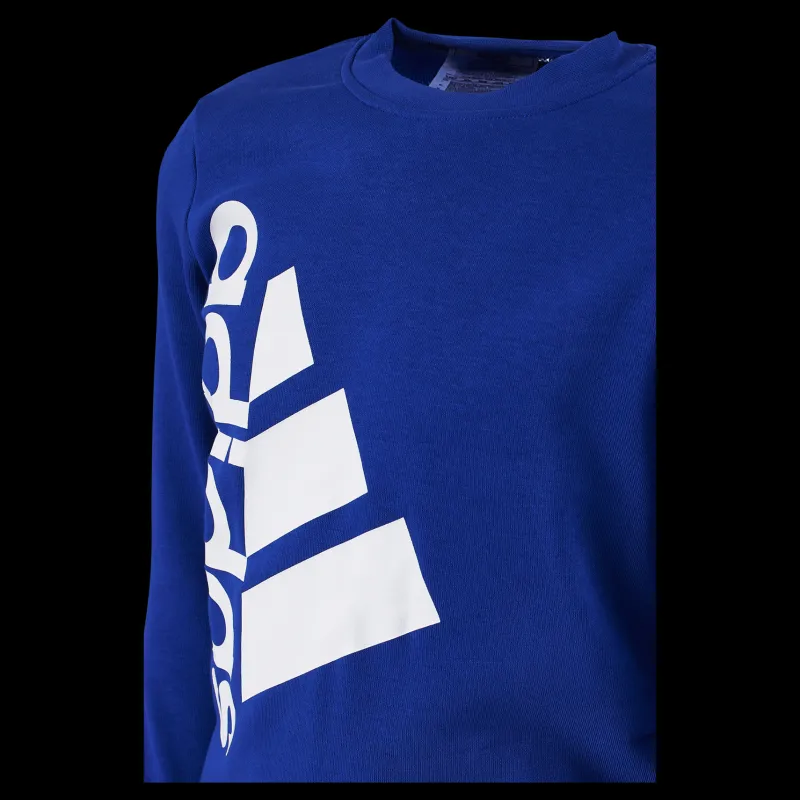 adidas Badge of Sport Logo Crewneck Sweatshirt Selubl Blå Sale