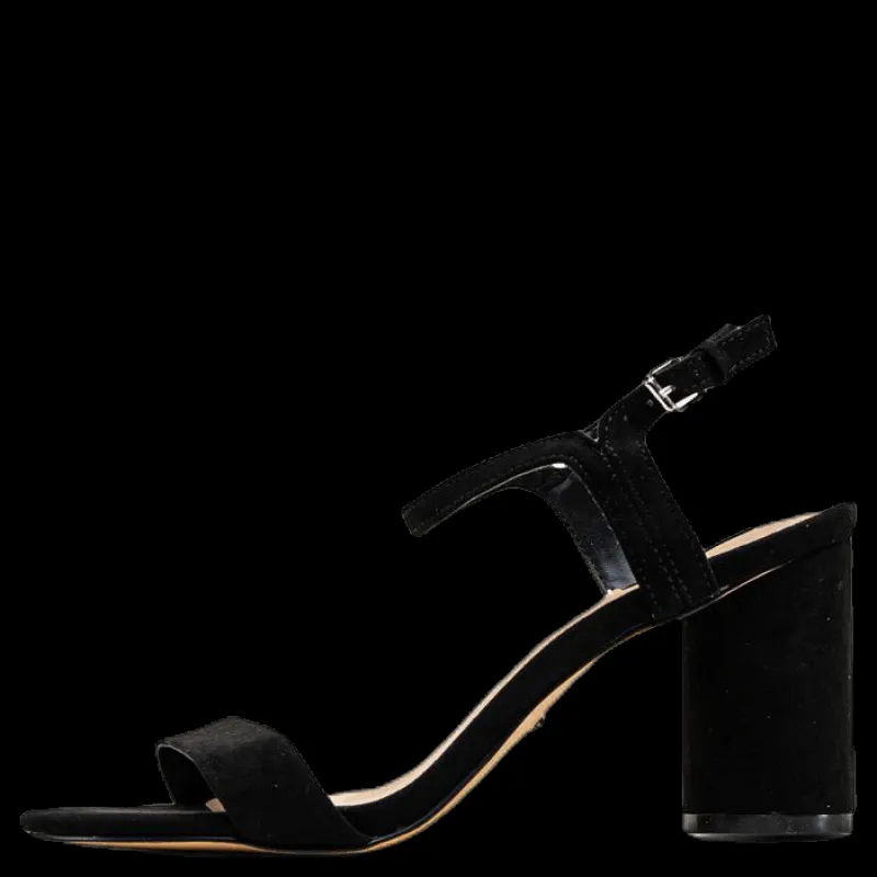 Clearance Only Balsa Mf Heeled Sandal Black Svart