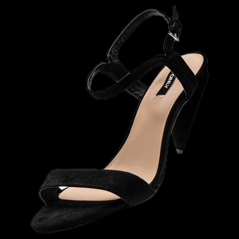 Clearance Only Balsa Mf Heeled Sandal Black Svart