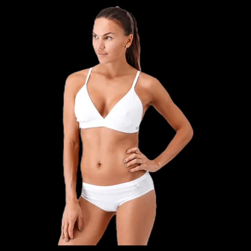 Frank Dandy Bamboo Legend Bra White Vit New