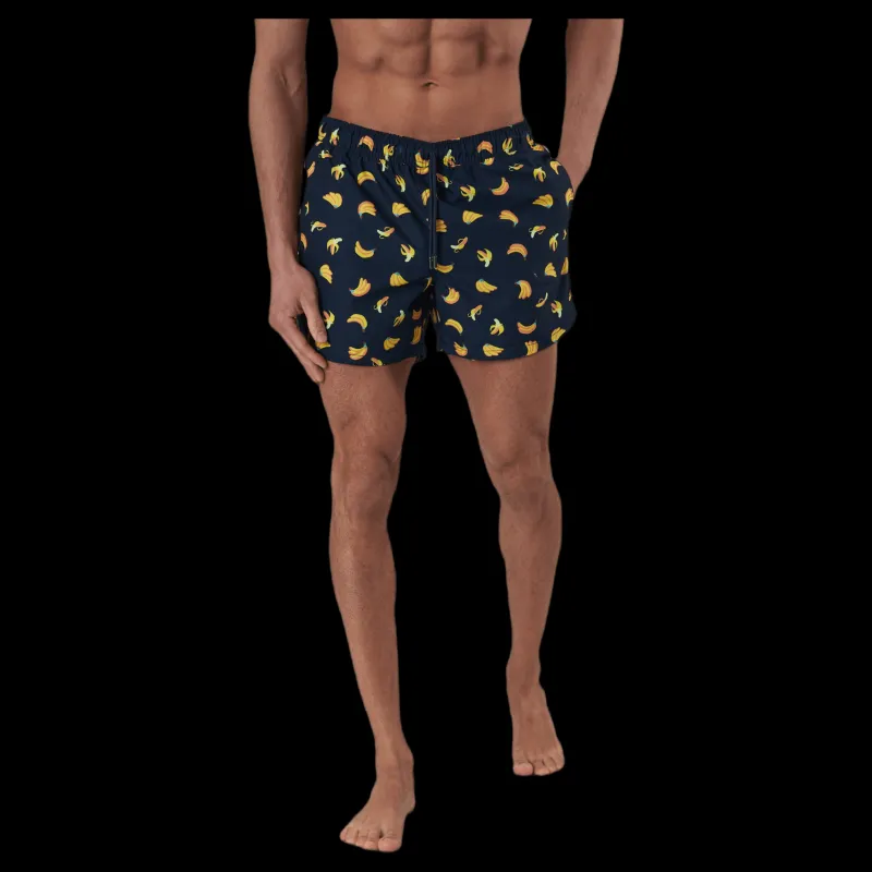 Happy Socks Banana Swimshorts Blue Blå New