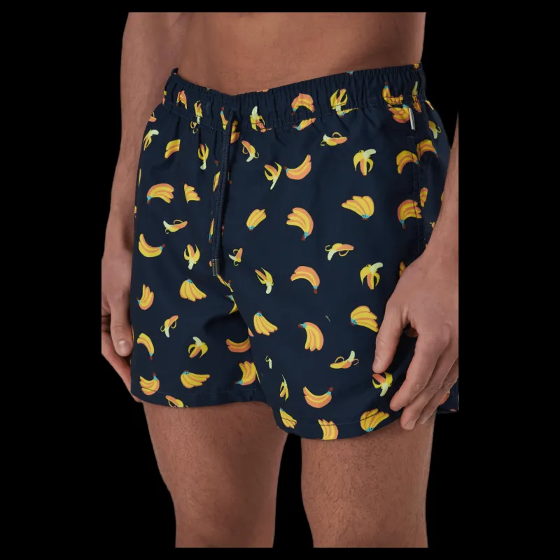 Happy Socks Banana Swimshorts Blue Blå New