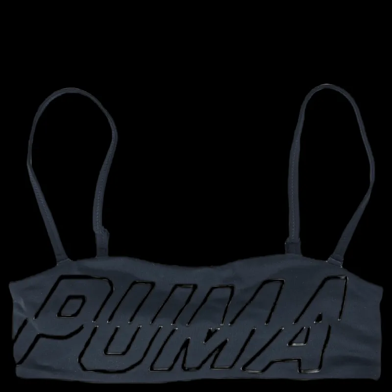 New Puma Bandeau Top Black Svart
