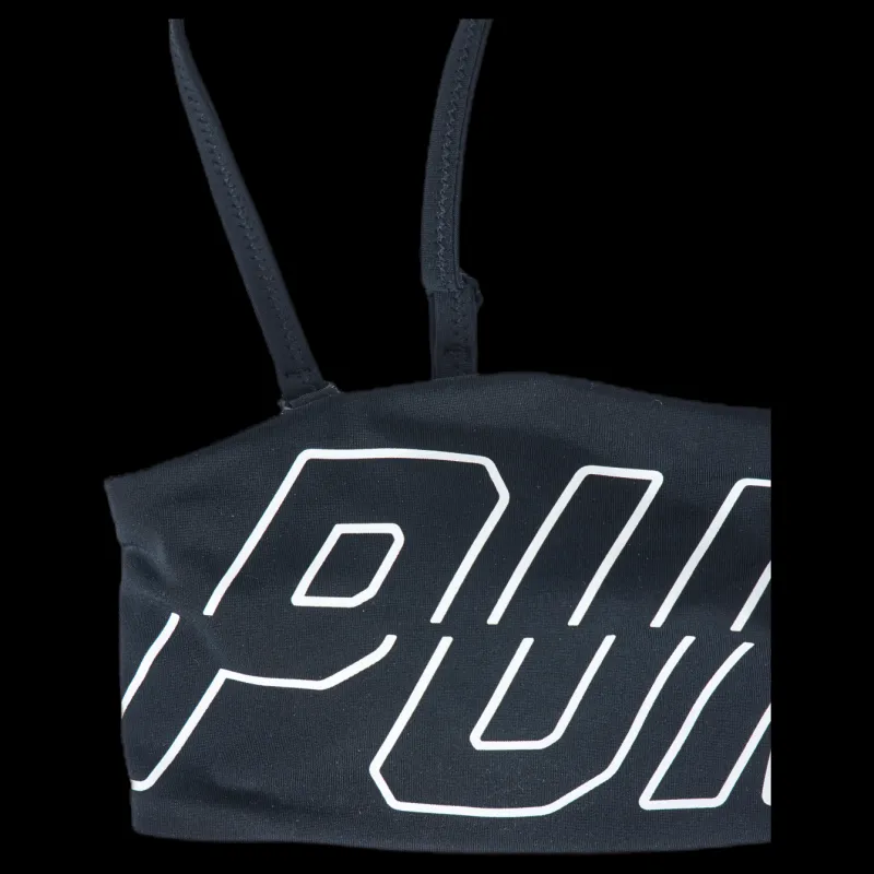 New Puma Bandeau Top Black Svart