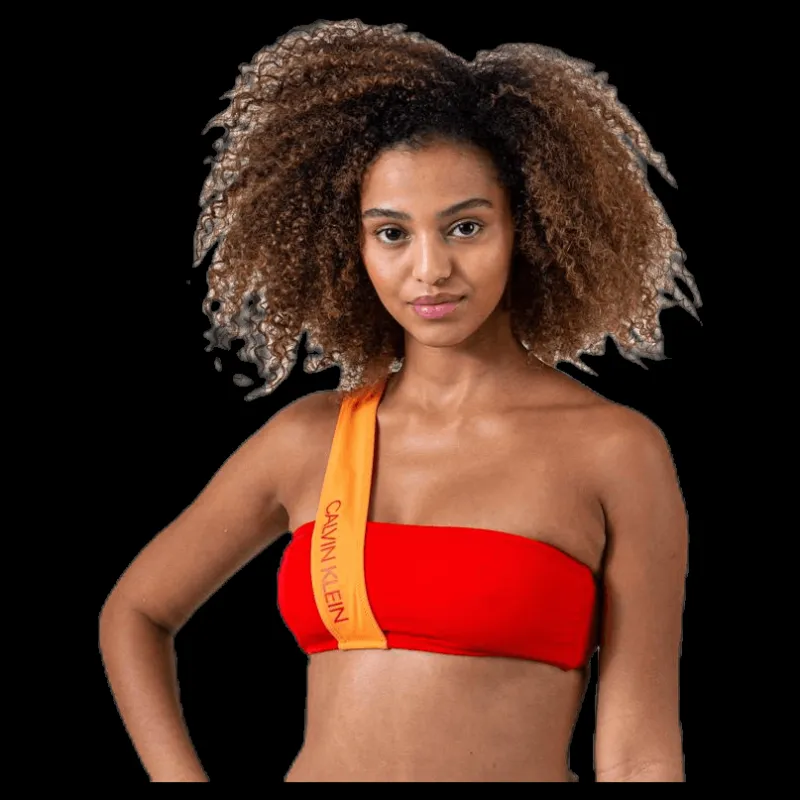 Calvin Klein Bandeau-Rp Red Röd Discount