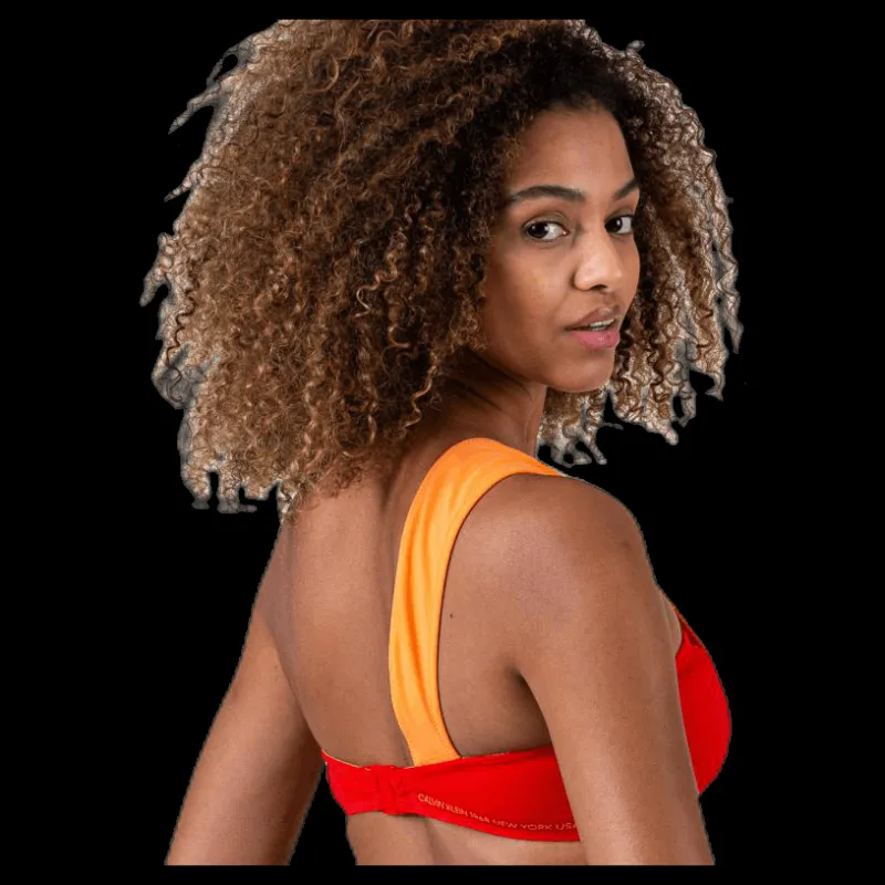 Calvin Klein Bandeau-Rp Red Röd Discount