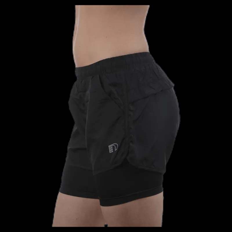 Newline Base 2 Layer Shorts Black Svart