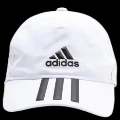 Hot adidas Tennis Baseball 3 Stripes Cap White/Black Vit och Svart