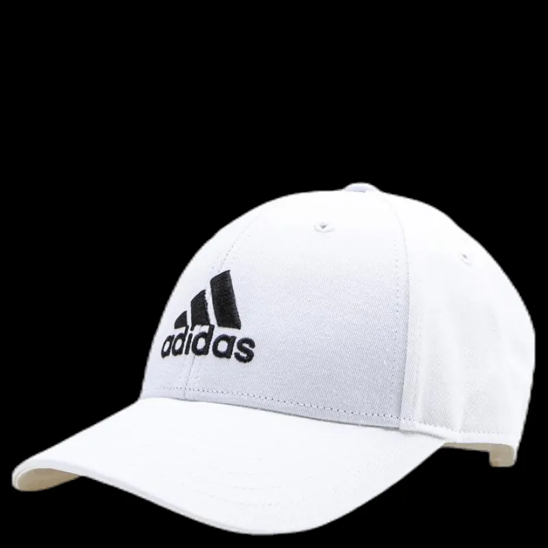 adidas Baseball Cap Cotton White Vit New