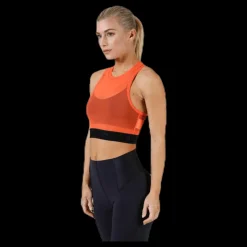 Nike Baselayer Crop Tank Orange Clearance