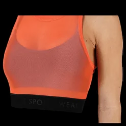 Nike Baselayer Crop Tank Orange Clearance