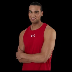 Sale Under Armour Baseline Cotton Tank Red Röd