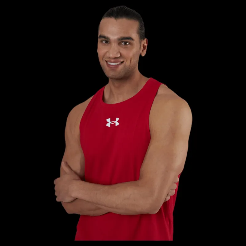 Sale Under Armour Baseline Cotton Tank Red Röd
