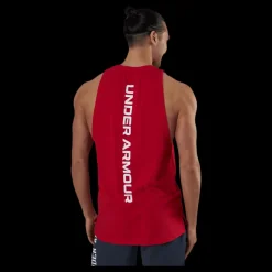 Sale Under Armour Baseline Cotton Tank Red Röd