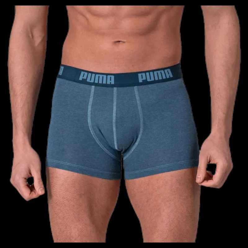 New Puma Basic Boxer 2-Pack Blue Blå