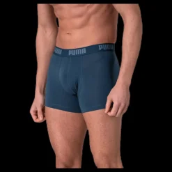 New Puma Basic Boxer 2-Pack Blue Blå