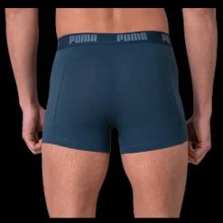 New Puma Basic Boxer 2-Pack Blue Blå
