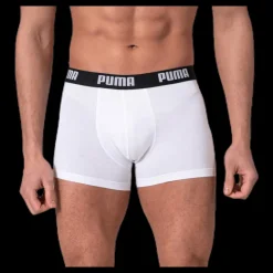 Outlet Puma Basic Boxer 2-Pack White/Black Vit och Svart