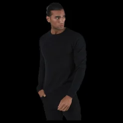 Jack & Jones Basic Knit Crew Neck Black Svart Hot