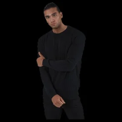 Jack & Jones Basic Knit Crew Neck Black Svart Hot
