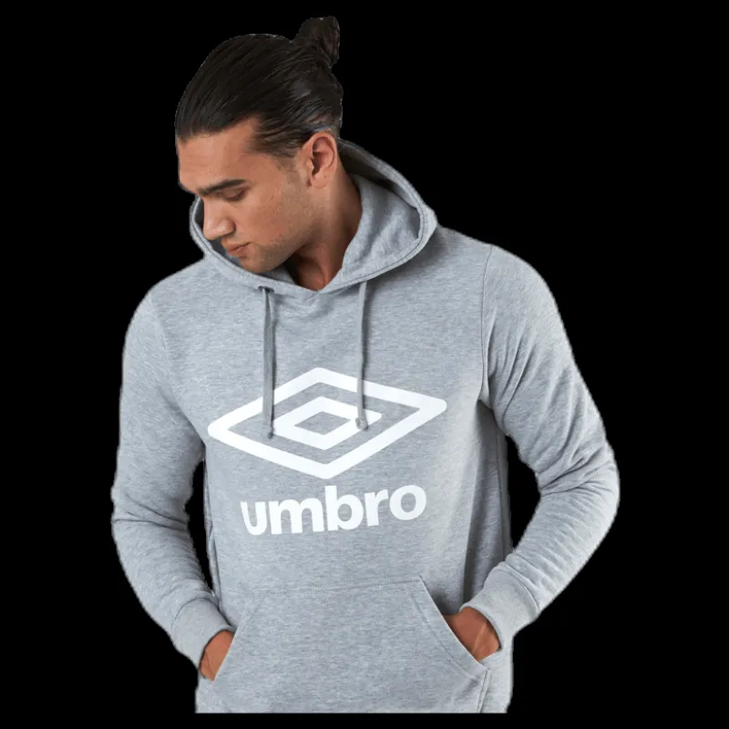 Clearance Umbro Basic Logo Hood Grey Grå