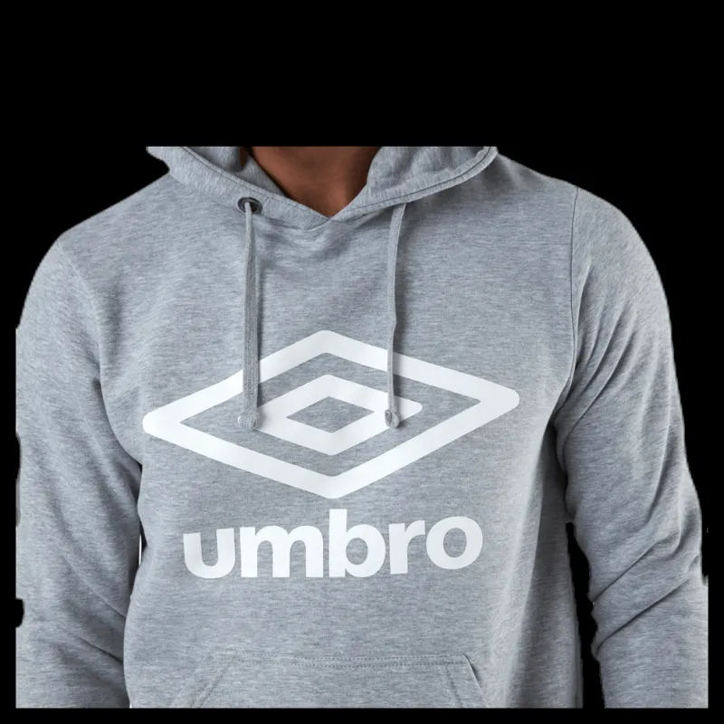 Clearance Umbro Basic Logo Hood Grey Grå
