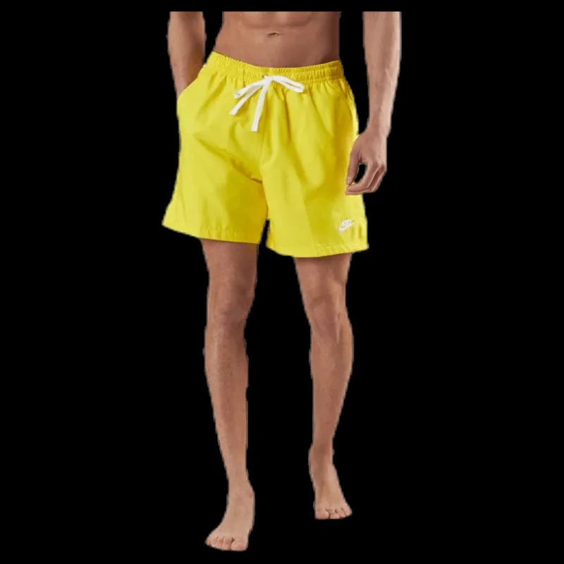 Nike Basic Short Flow White/Yellow Gul