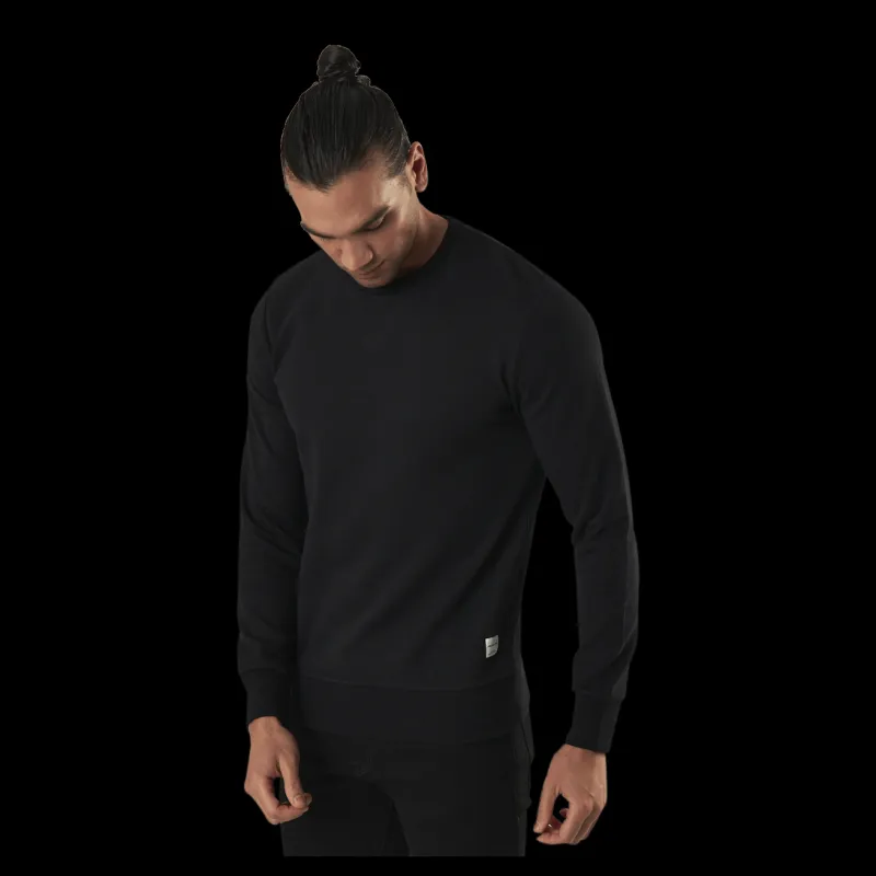 Jack & Jones Basic Sweat Crew Neck Black Svart Outlet