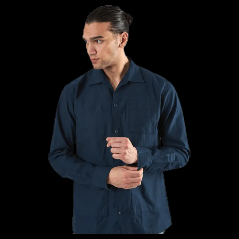 Clearance Jack & Jones Bastian Shirt Ls Blue Blå