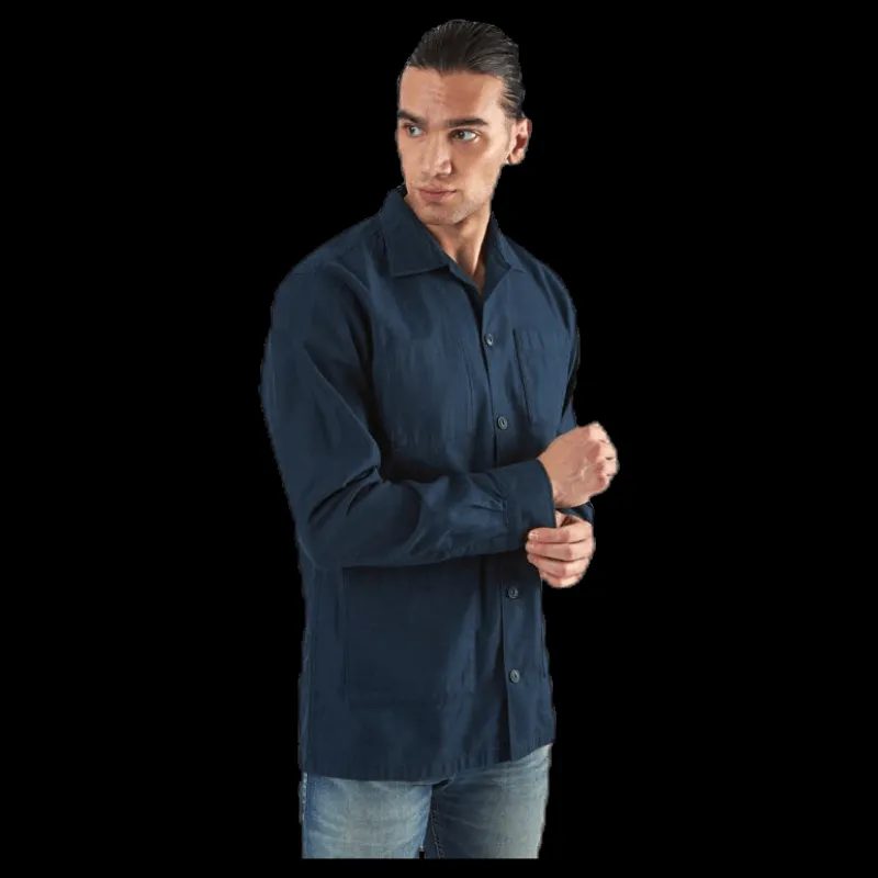 Clearance Jack & Jones Bastian Shirt Ls Blue Blå