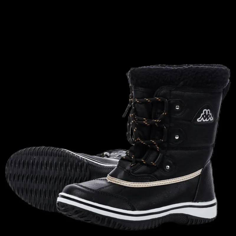 Kappa Bates Mid Cut Junior White/Black Vit och Svart Clearance