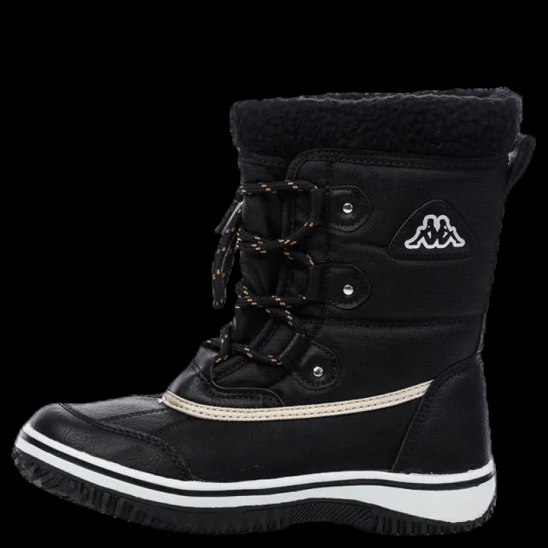 Kappa Bates Mid Cut Junior White/Black Vit och Svart Clearance