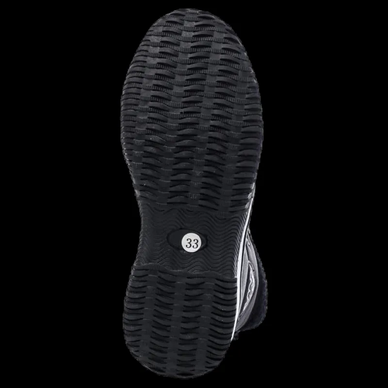 Kappa Bates Mid Cut Junior White/Black Vit och Svart Clearance