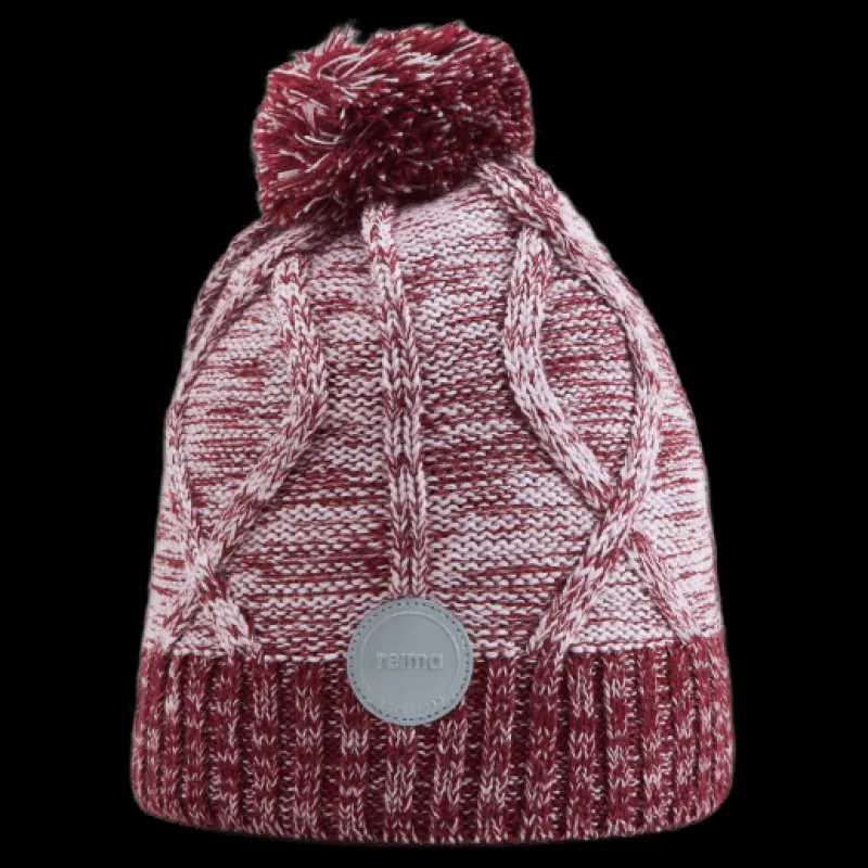 New Reima Beanie Routii Jam red Röd