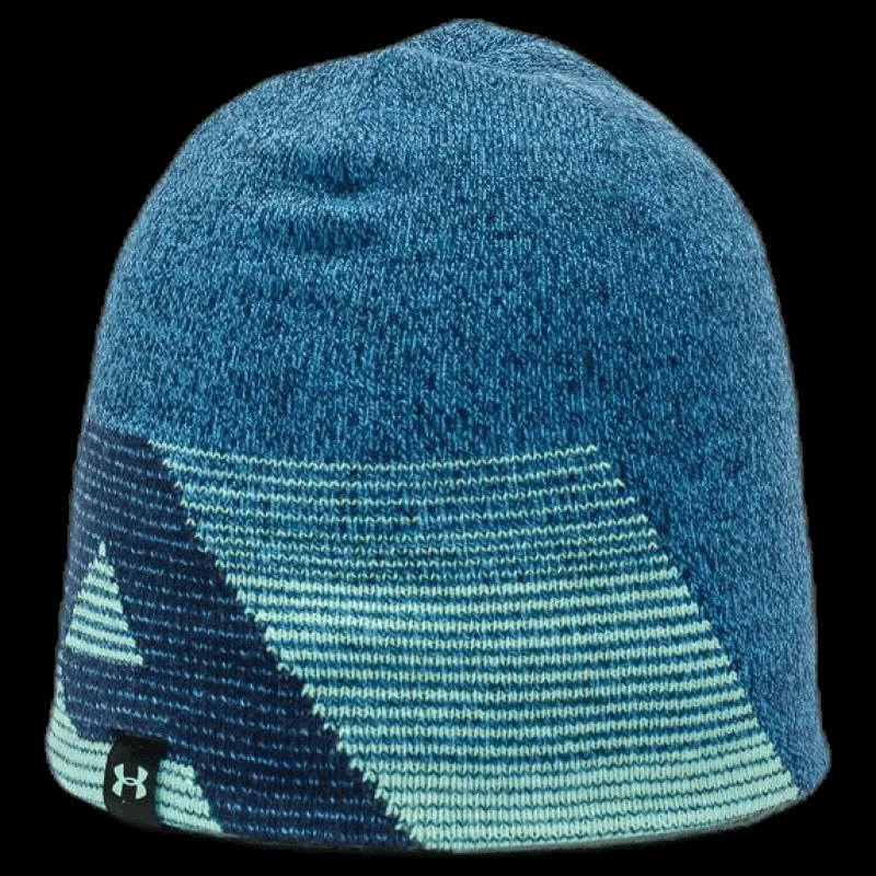 Under Armour Beanie/Glove Combo Junior Blue Blå Hot