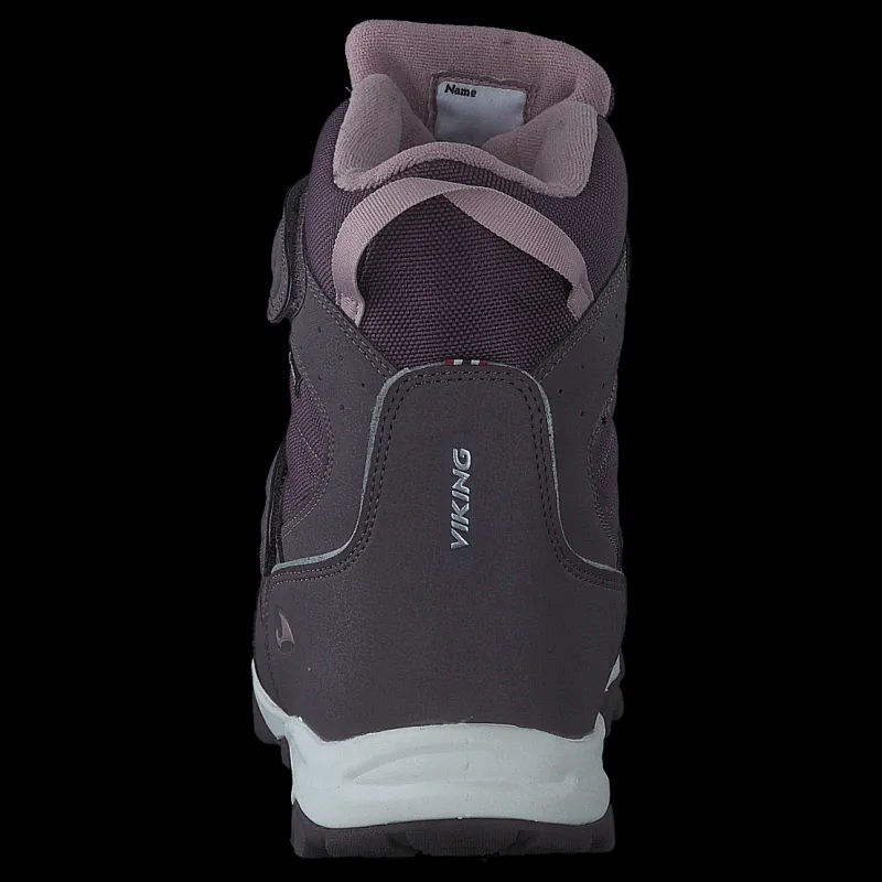 Outlet Viking Beito Warm GTX Plum/Dusty Pink Svart
