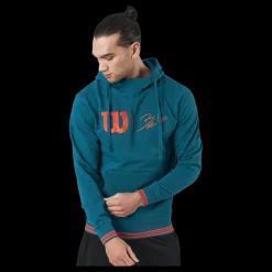 Wilson Bela Po Hoody-slimfit Blue Coral/fiesta Turkos Sale