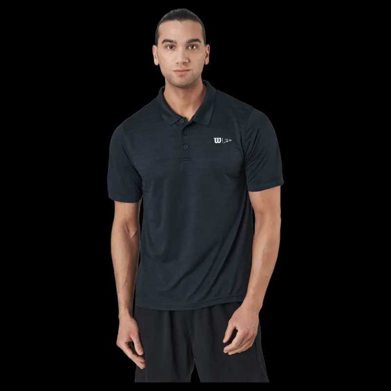 Hot Wilson Bela Stripe Polo Ii Black Svart