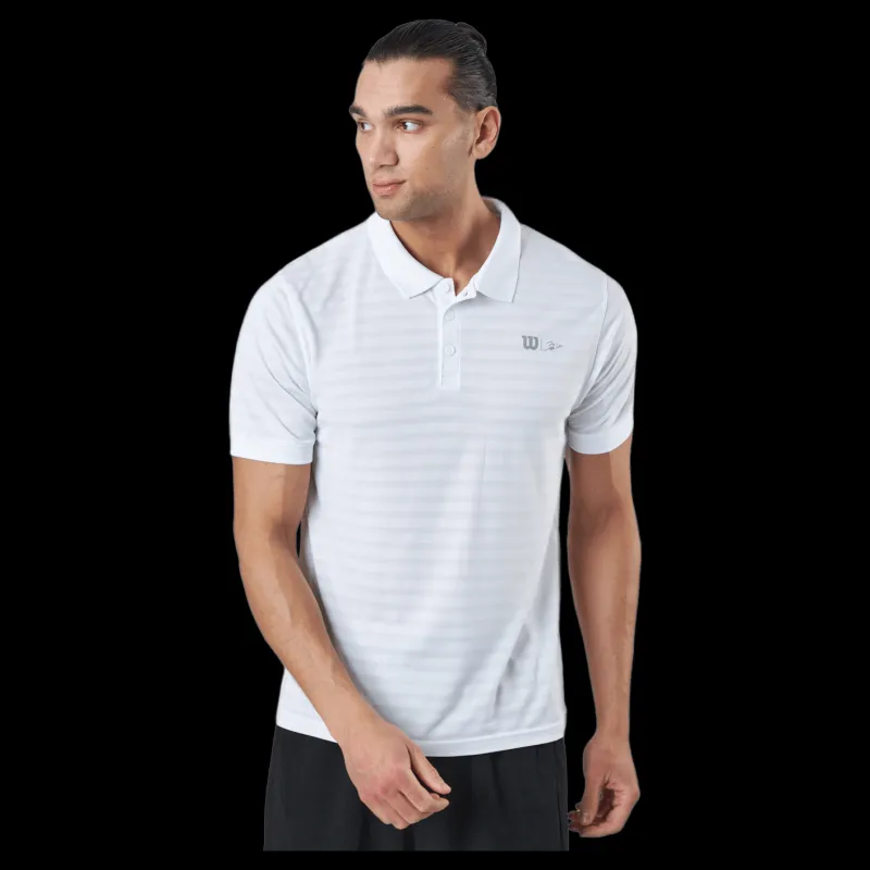 Wilson Bela Stripe Polo Ii White Vit Outlet