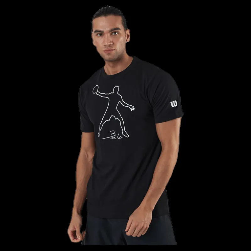 Wilson Bela Tech Tee Black Svart Discount